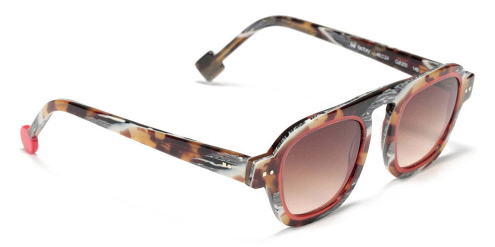 Sabine Be® Be Factory Sun SB Be Factory Sun 203 46 - Shiny Vintage Tortoise / Shiny Orange Sunglasses