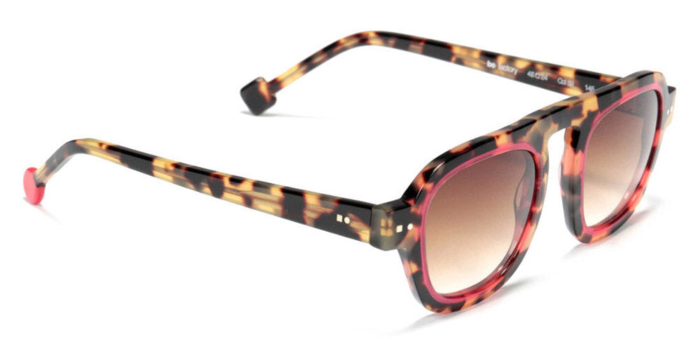 Sabine Be® Be Factory Sun SB Be Factory Sun 89 46 - Shiny Tokyo Tortoise / Shiny Neon Pink Sunglasses