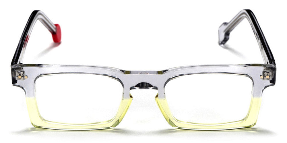 Sabine Be® Be Geek SB Be Geek 381 48 - Shiny Translucent Gray / Shiny Translucent Yellow Eyeglasses