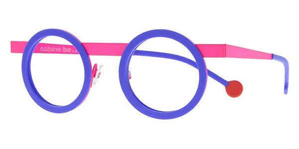 Sabine Be® Be Gipsy SB Be Gipsy 21 43 - Matte Blue Klein / Satin Neon Pink Eyeglasses