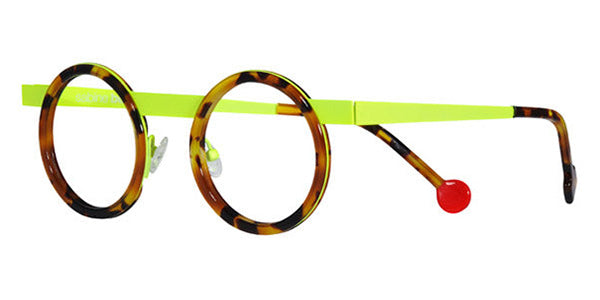 Sabine Be® Be Gipsy SB Be Gipsy 210 43 - Shiny Fauve Tortoise / Satin Neon Yellow Eyeglasses