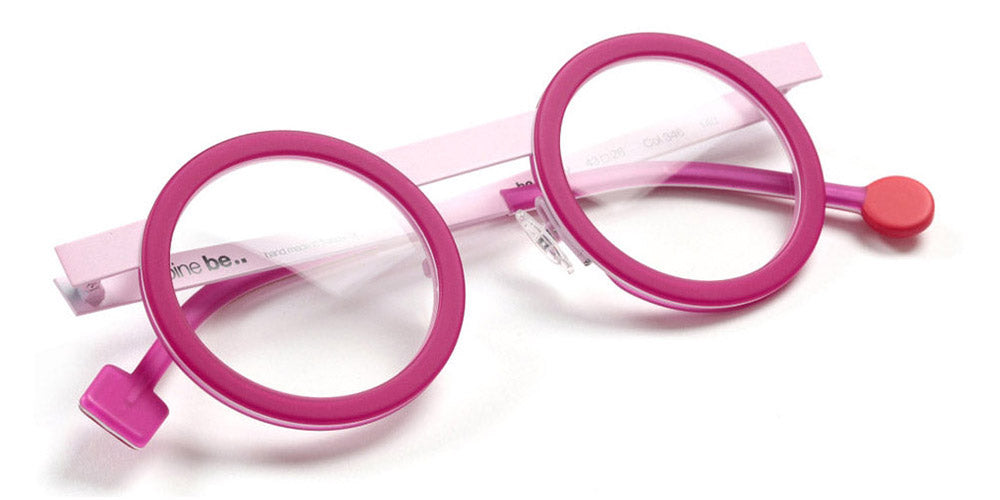 Sabine Be® Be Gipsy SB Be Gipsy 346 43 - Matte Translucent Fuchsia / Satin Pastel Pink Eyeglasses