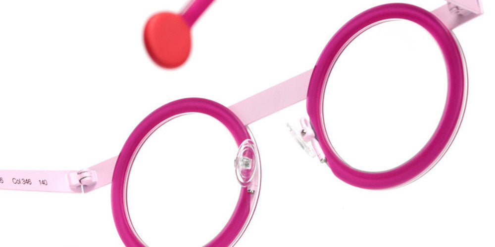 Sabine Be® Be Gipsy SB Be Gipsy 346 43 - Matte Translucent Fuchsia / Satin Pastel Pink Eyeglasses