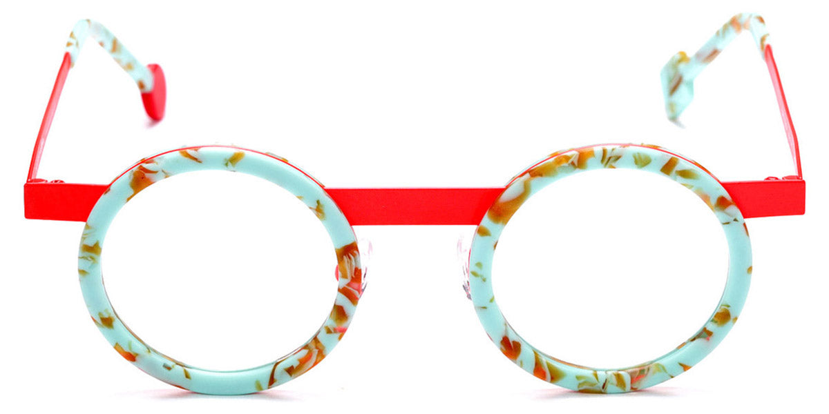 Sabine Be® Be Gipsy SB Be Gipsy 514 43 - Matte Marbled Turquoise / Satin Neon Orange Eyeglasses