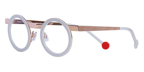 Sabine Be® Be Gipsy SB Be Gipsy 71 43 - Shiny White / Polished Rose Gold Eyeglasses