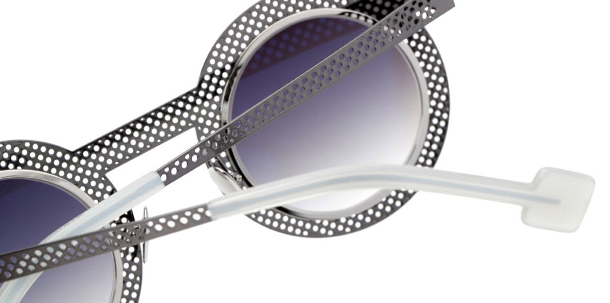 Sabine Be® Be Gipsy Hole Sun SB Be Gipsy Hole Sun 502 43 - Dark Ruthenium Polished Perforated / Polished Palladium Sunglasses