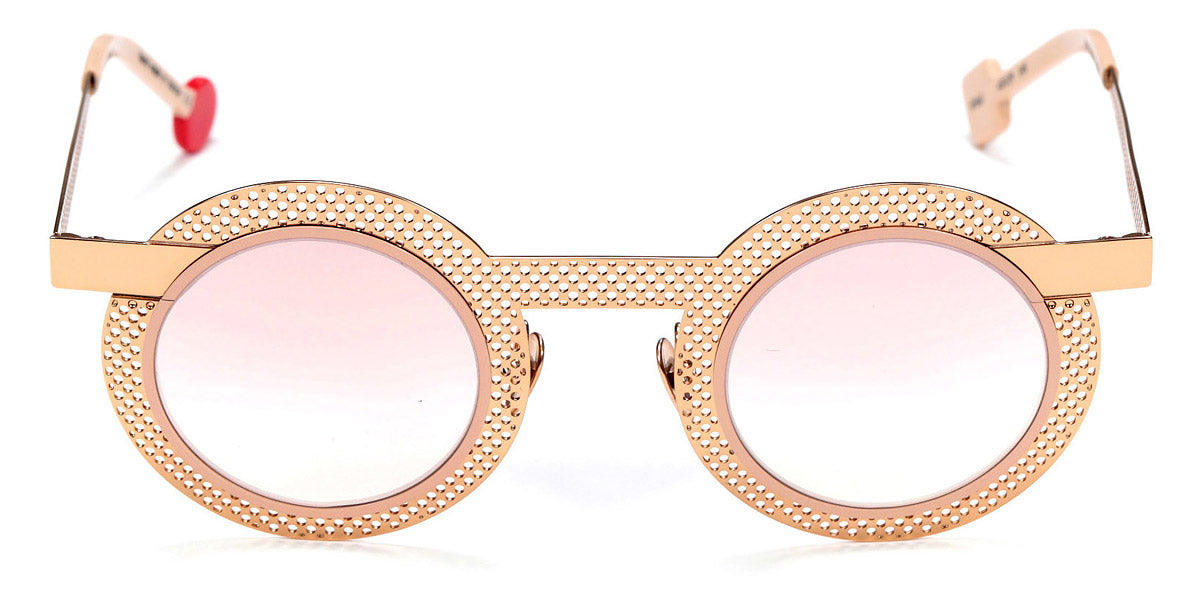 Sabine Be® Be Gipsy Hole Sun SB Be Gipsy Hole Sun 563 43 - Polished Rose Gold Perforated / Shiny Nude Sunglasses