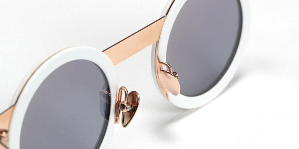 Sabine Be® Be Gipsy Sun SB Be Gipsy Sun 71 43 - Shiny White / Polished Rose Gold Sunglasses