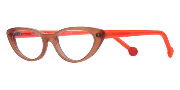 Sabine Be® Be Glam' SB Be Glam' 05 52 - Matte Translucent Beige / Matte Neon Translucent Orange Eyeglasses