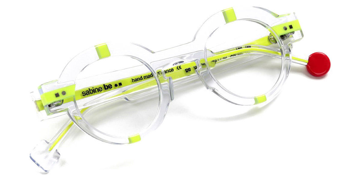 Sabine Be® Be Groom SB Be Groom 362 43 - Shiny Crystal / Shiny Neon Green Eyeglasses