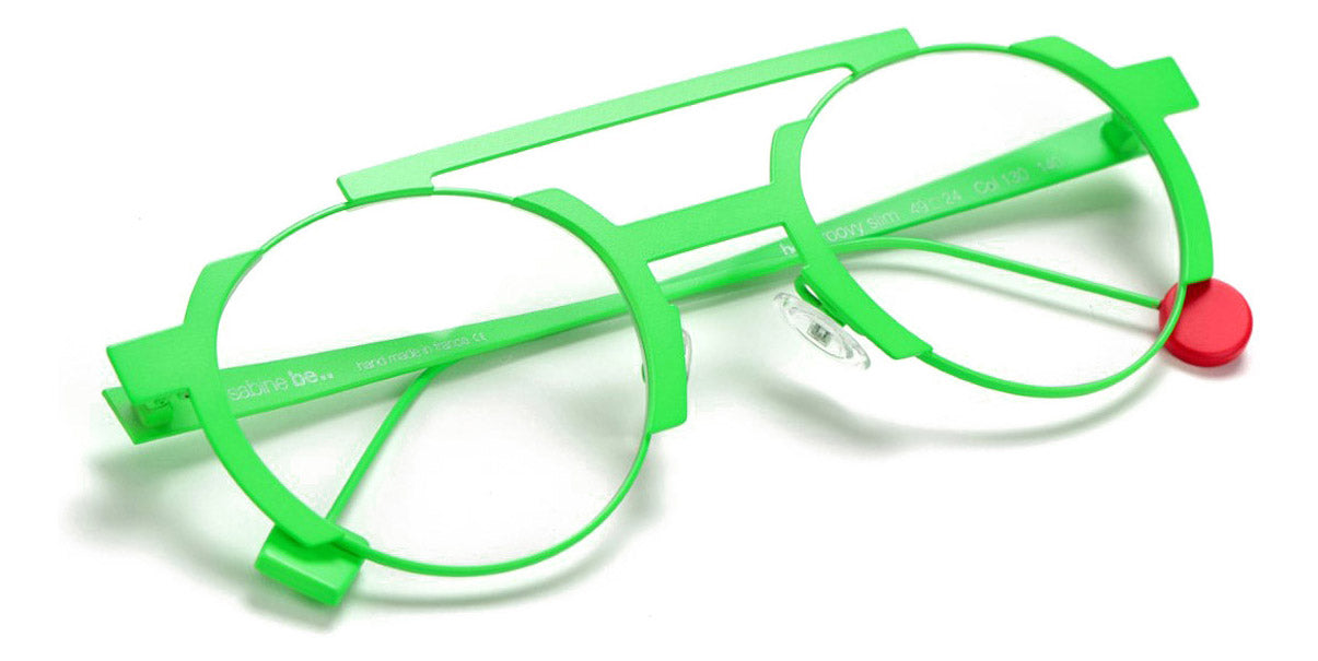 Sabine Be® Be Groovy Slim SB Be Groovy Slim 130 49 - Satin Neon Green Eyeglasses