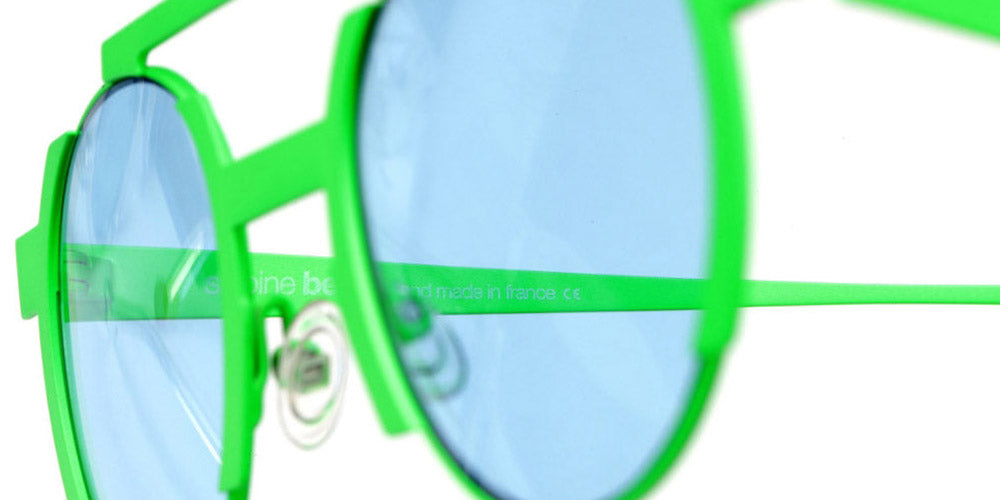 Sabine Be® Be Groovy Slim Sun SB Be Groovy Slim Sun 130 49 - Satin Neon Green Sunglasses