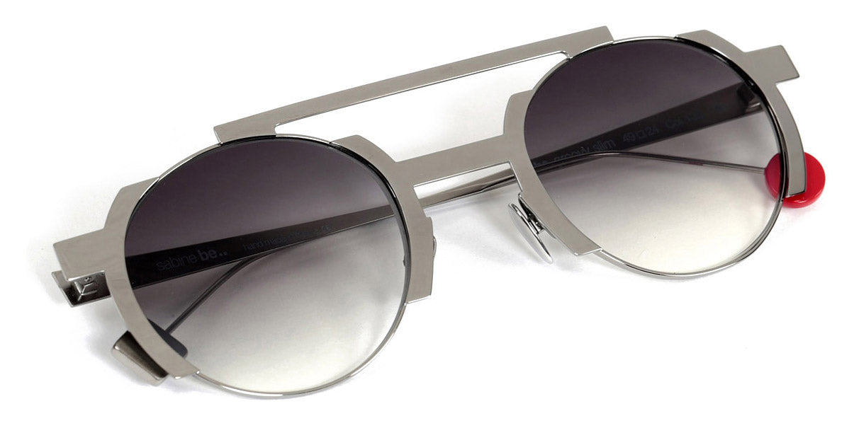 Sabine Be® Be Groovy Slim Sun SB Be Groovy Slim Sun 138 49 - Polished Ruthenium Sunglasses