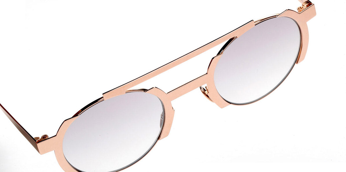 Sabine Be® Be Groovy Slim Sun SB Be Groovy Slim Sun 140 49 - Polished Rose Gold Sunglasses