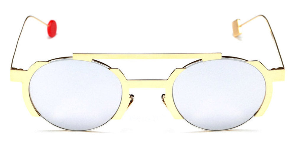 Sabine Be® Be Groovy Slim Sun SB Be Groovy Slim Sun 264 49 - Polished Pale Gold / Polished Palladium Sunglasses