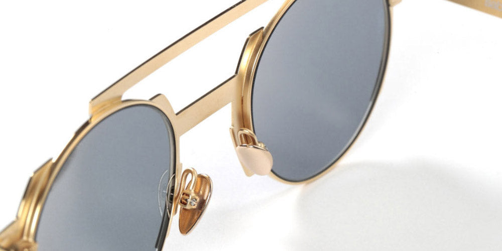 Sabine Be® Be Groovy Slim Sun SB Be Groovy Slim Sun 264 49 - Polished Pale Gold / Polished Palladium Sunglasses