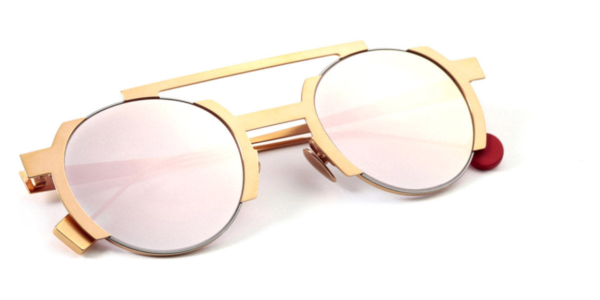 Sabine Be® Be Groovy Slim Sun SB Be Groovy Slim Sun 5 49 - Polished Rose Gold / Polished Ruthenium Sunglasses