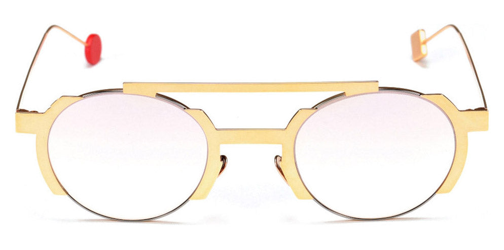 Sabine Be® Be Groovy Slim Sun SB Be Groovy Slim Sun 5 49 - Polished Rose Gold / Polished Ruthenium Sunglasses