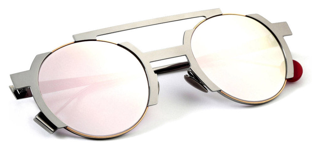 Sabine Be® Be Groovy Slim Sun SB Be Groovy Slim Sun 7 49 - Polished Ruthenium / Polished Rose Gold Sunglasses