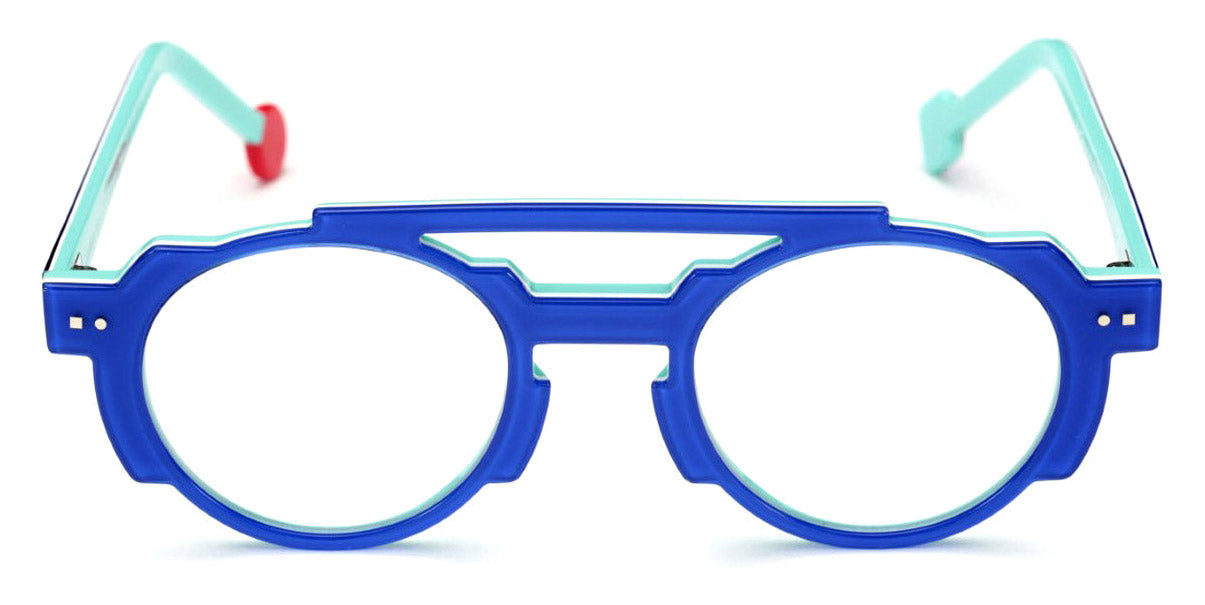 Sabine Be® Be Groovy Swell SB Be Groovy Swell 168 49 - Shiny Translucent Blue Klein / White / Shiny Turquoise Eyeglasses