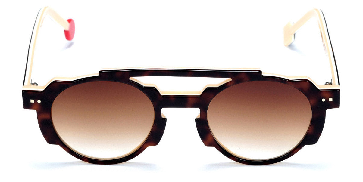 Sabine Be® Be Groovy Swell Sun SB Be Groovy Swell Sun 173 49 - Shiny Auburn Tortoise / White / Shiny Peach Sunglasses