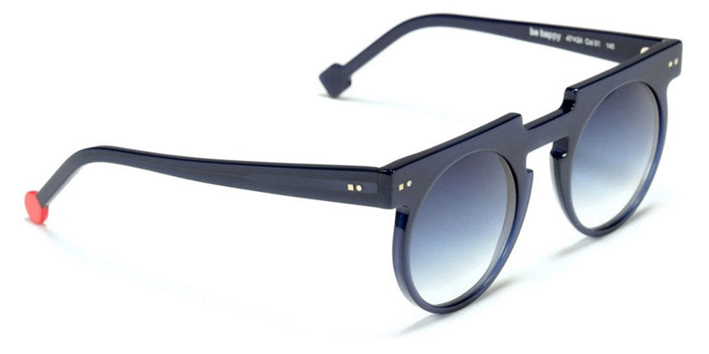 Sabine Be® Be Happy Sun SB Be Happy Sun 01 47 - Shiny Navy Blue Sunglasses