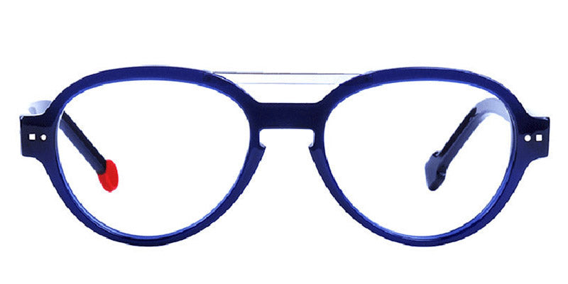 Sabine Be® Be Hype SB Be Hype 01 54 - Shiny Navy Blue / Polished Palladium Eyeglasses