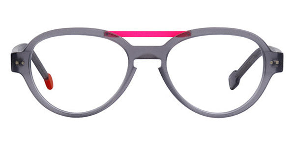 Sabine Be® Be Hype SB Be Hype 13 54 - Matte Translucent Gray / Satin Neon Pink Eyeglasses