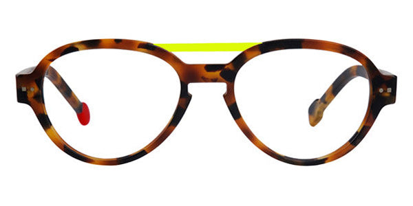 Sabine Be® Be Hype SB Be Hype 27 54 - Matte Fawn Tortoise / Neon Yellow Eyeglasses