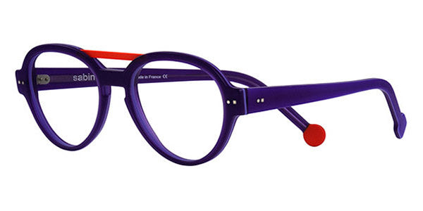 Sabine Be® Be Hype SB Be Hype 28 54 - Matte Purple / Satin Neon Orange Eyeglasses