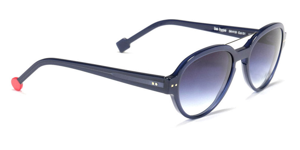 Sabine Be® Be Hype Sun SB Be Hype Sun 01 54 - Shiny Navy Blue / Polished Palladium Sunglasses