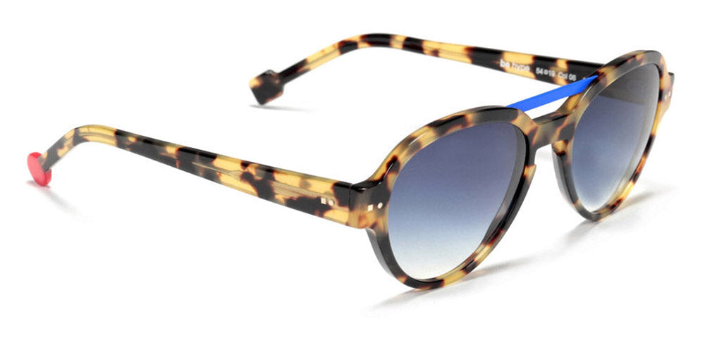 Sabine Be® Be Hype Sun SB Be Hype Sun 03 54 - Shiny Tokyo Tortoise / Satin Blue Klein Sunglasses