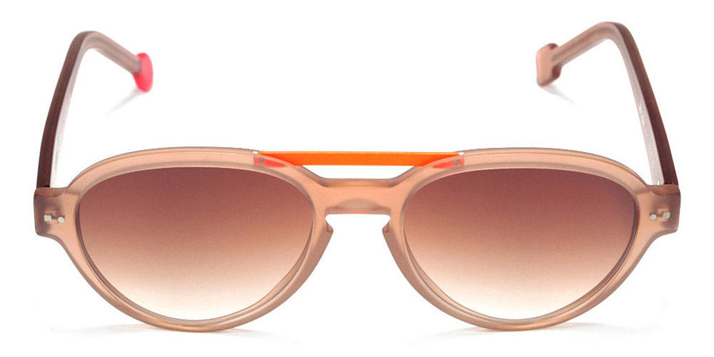 Sabine Be® Be Hype Sun SB Be Hype Sun 04 54 - Beige Translucent Matte / Orange Shiny Satin Sunglasses