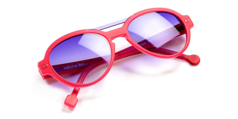 Sabine Be® Be Hype Sun SB Be Hype Sun 23 54 - Matte Neon Pink / Satin Light Purple Sunglasses