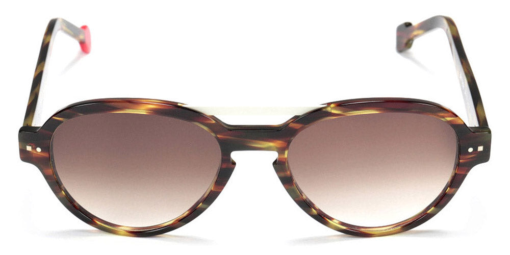 Sabine Be® Be Hype Sun SB Be Hype Sun 26 54 - Shiny Veined Tortoise / Satin Ivory Sunglasses