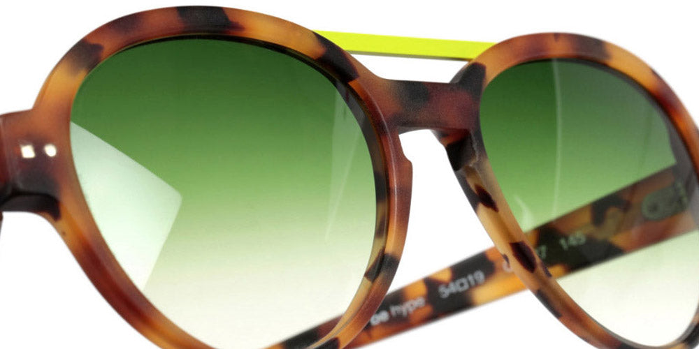 Sabine Be® Be Hype Sun SB Be Hype Sun 27 54 - Matte Fawn Tortoise / Neon Yellow Sunglasses