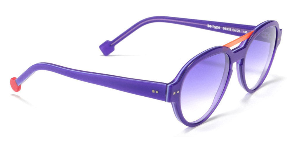 Sabine Be® Be Hype Sun SB Be Hype Sun 28 54 - Matte Purple / Satin Neon Orange Sunglasses