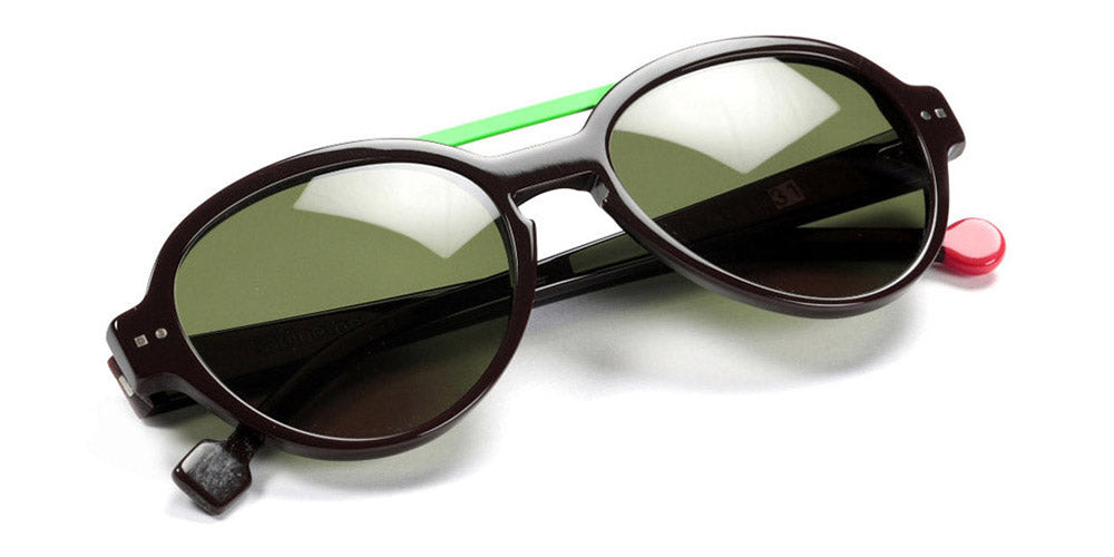 Sabine Be® Be Hype Sun SB Be Hype Sun 31 54 - Shiny Dark Choco Brown / Polished Palladium Sunglasses