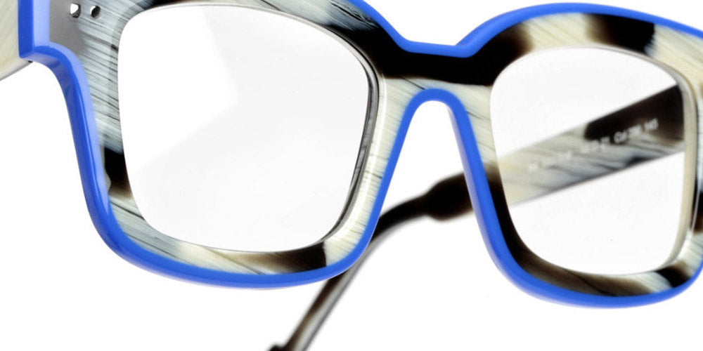 Sabine Be® Be Idol Line SB Be Idol Line 286 46 - Shiny Horn / Shiny Klein Blue Eyeglasses