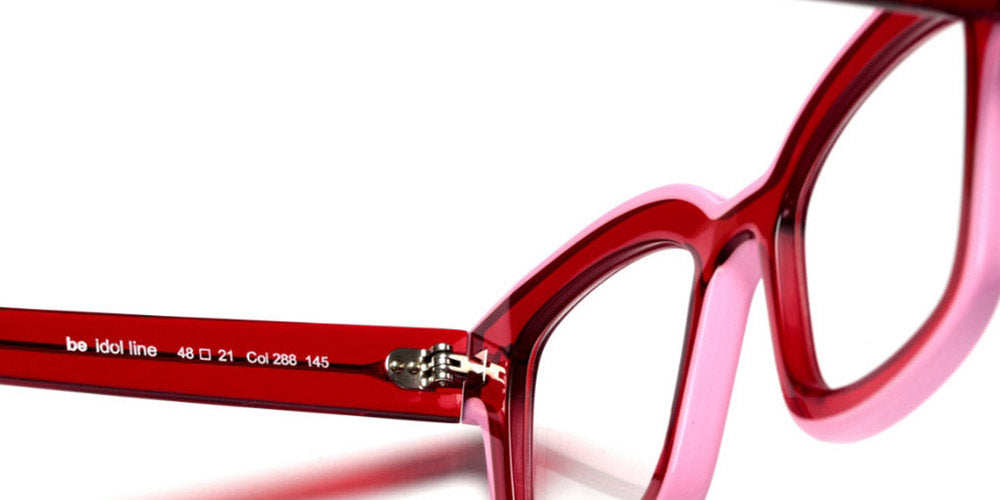 Sabine Be® Be Idol Line SB Be Idol Line 288 46 - Shiny Translucent Red / Shiny Pink Eyeglasses