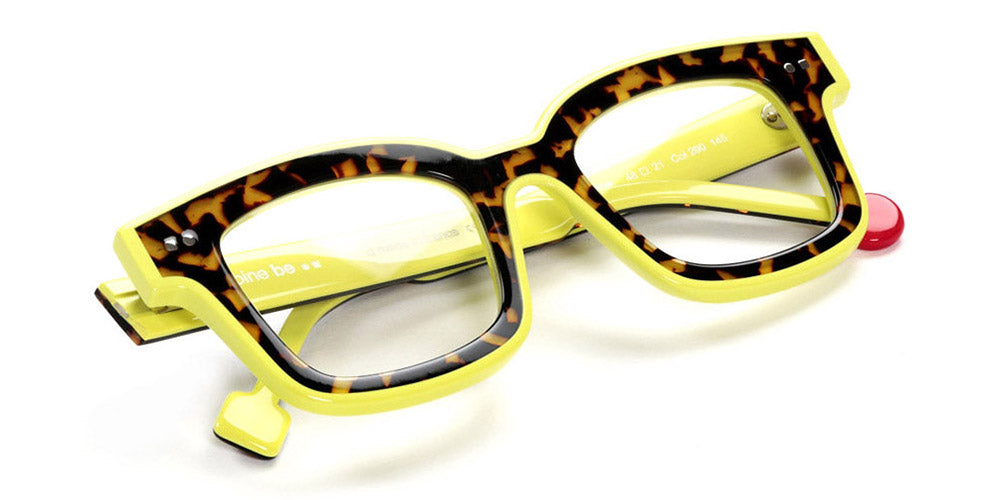 Sabine Be® Be Idol Line SB Be Idol Line 290 46 - Shiny Tiger Tortoise / Shiny Yellow Eyeglasses