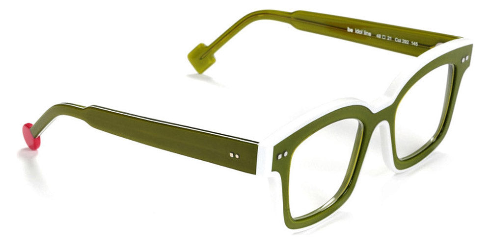 Sabine Be® Be Idol Line SB Be Idol Line 292 46 - Shiny Translucent Light Green / White / Shiny Translucent Light Green / White Eyeglasses