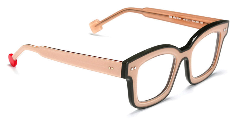 Sabine Be® Be Idol Line SB Be Idol Line 293 46 - Shiny Translucent Nude / White / Shiny Translucent Nude / Shiny Gray Eyeglasses