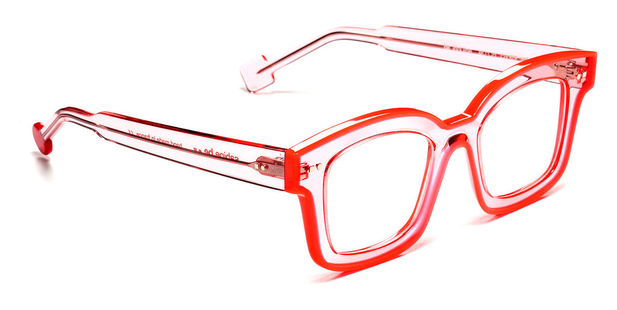 Sabine Be® Be Idol Line SB Be Idol Line 575 46 - Shiny Translucent Peach / Shiny Neon Miami Orange Eyeglasses