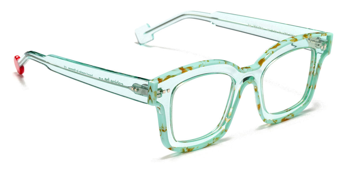 Sabine Be® Be Idol Line SB Be Idol Line 576 46 - Shiny Translucent Turquoise / Shiny Marbled Turquoise Eyeglasses