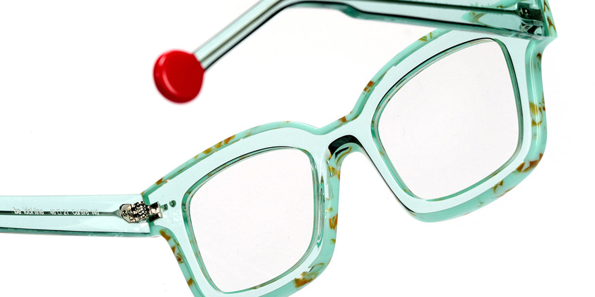 Sabine Be® Be Idol Line SB Be Idol Line 576 46 - Shiny Translucent Turquoise / Shiny Marbled Turquoise Eyeglasses