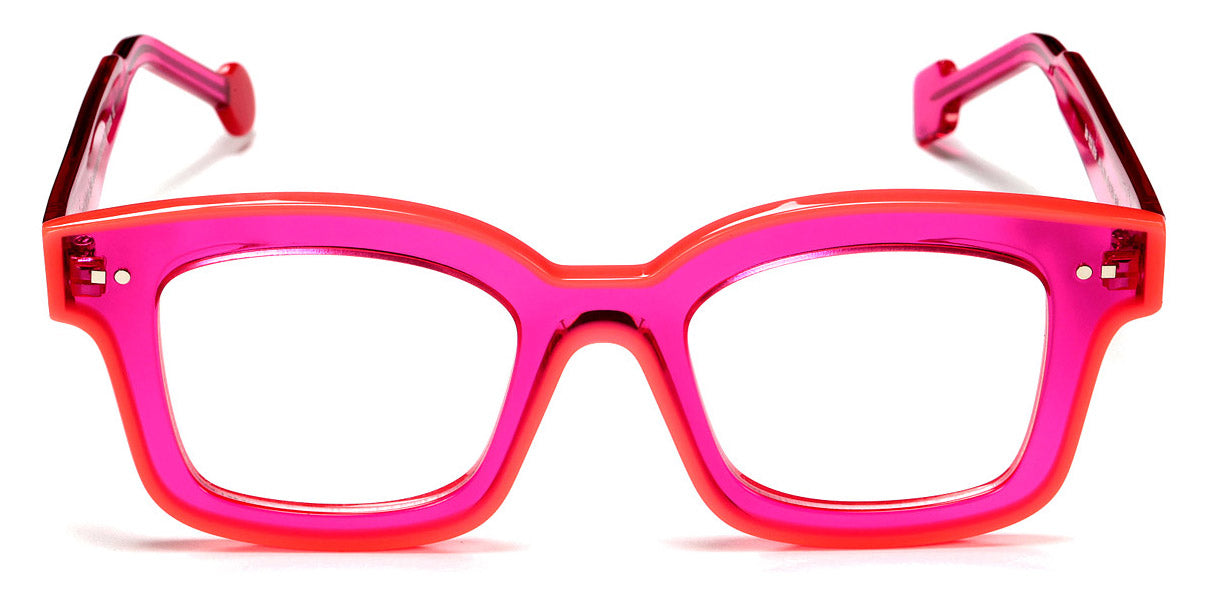 Sabine Be® Be Idol Line SB Be Idol Line 581 46 - Shiny Translucent Raspberry / Shiny Neon Miami Orange Eyeglasses