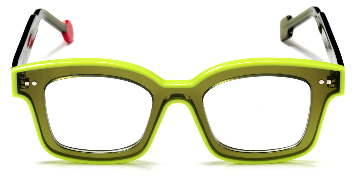 Sabine Be® Be Idol Line SB Be Idol Line 582 46 - Shiny Translucent Khaki / Shiny Neon Yellow Eyeglasses