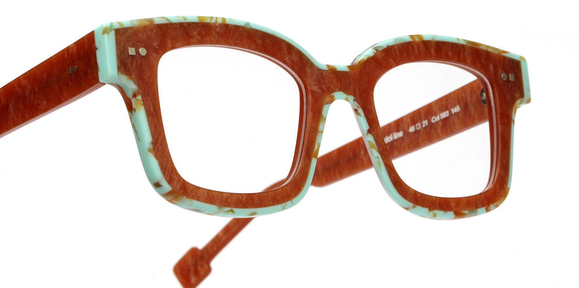 Sabine Be® Be Idol Line SB Be Idol Line 583 46 - Matt Marbled Rust / Matt Marbled Turquoise Eyeglasses