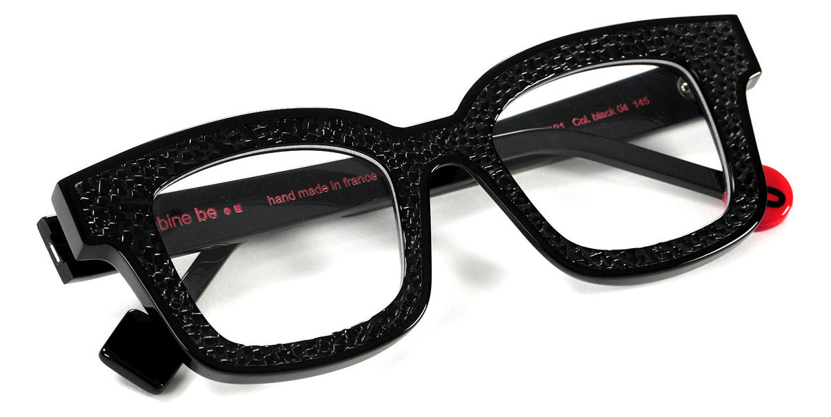 Sabine Be® Be Idol Line SB Be Idol Line black04 46 - Shiny Black Galucha / Shiny Black Eyeglasses